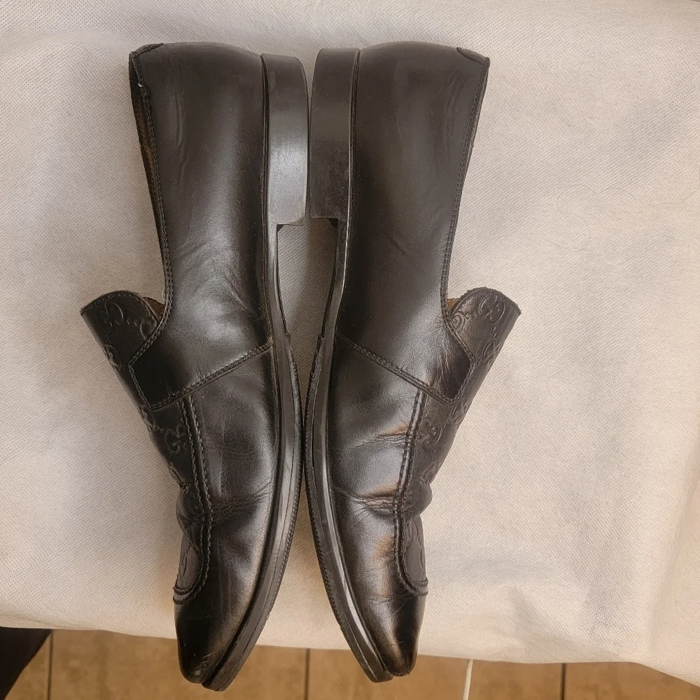 GUCCI MEN'S BROWN GUCCISSIMA LOAFERS SIZE9.5